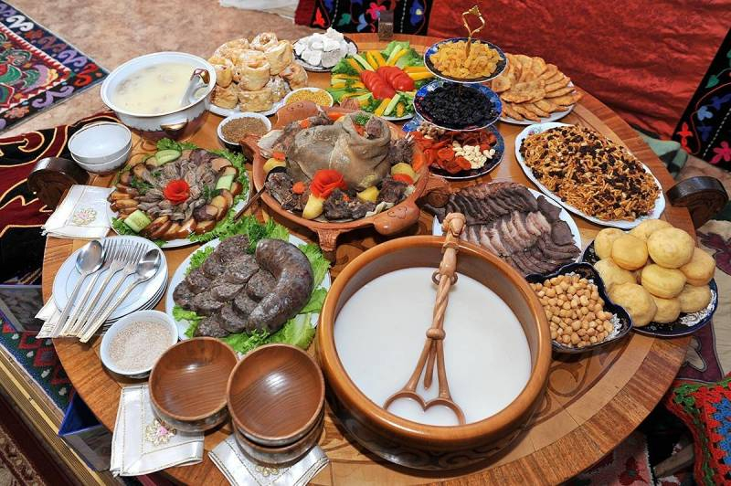 Kazakh food in Almaty