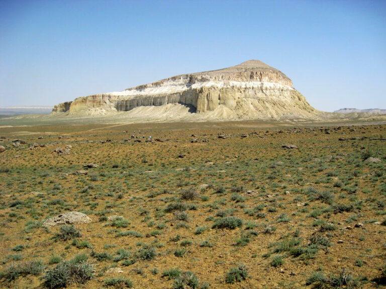 Mount Sherkala, located in southwest Kazakhstan