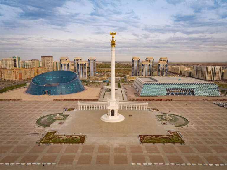The Palace of Independence in Astana city