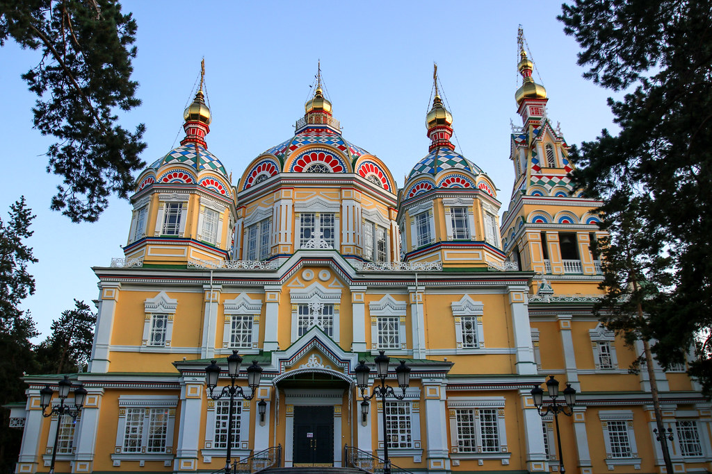 Zenkov's Cathedral in Almaty city